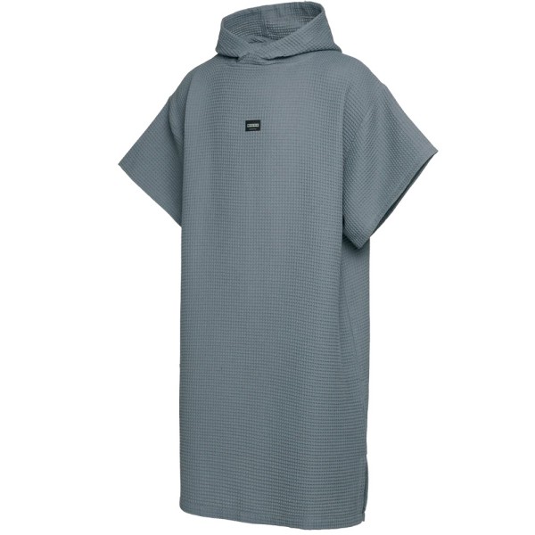 MYSTIC PONCHO WAFFLE - Tidal Blue