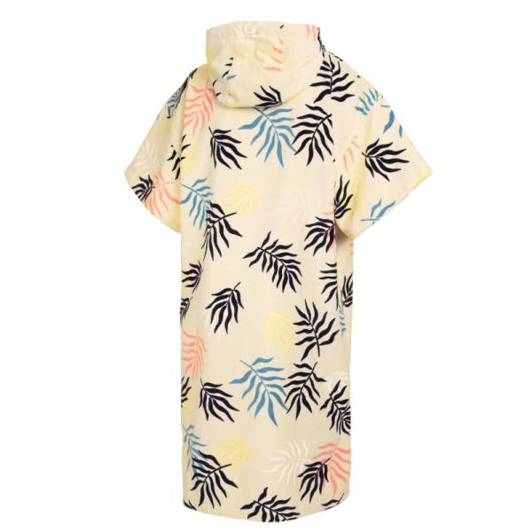 MYSTIC PONCHO VELOURS AOP - Pastel Yellow