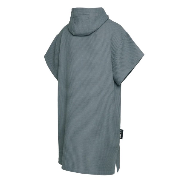 MYSTIC PONCHO WAFFLE - Tidal Blue