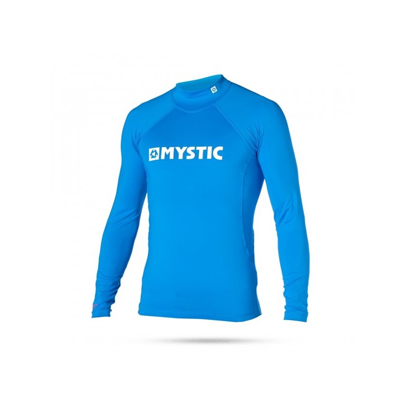 MYSTIC STAR RASH VEST MEN dolgi rokavi - Modra