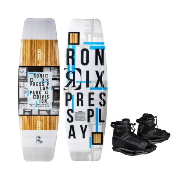 RONIX PRESS AND PLAY 139cm + RONIX DIVIDE BOOT 10-14 US 
