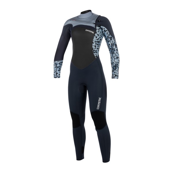 MYSTIC DIVA 5/3 Front-zip Navy - Front