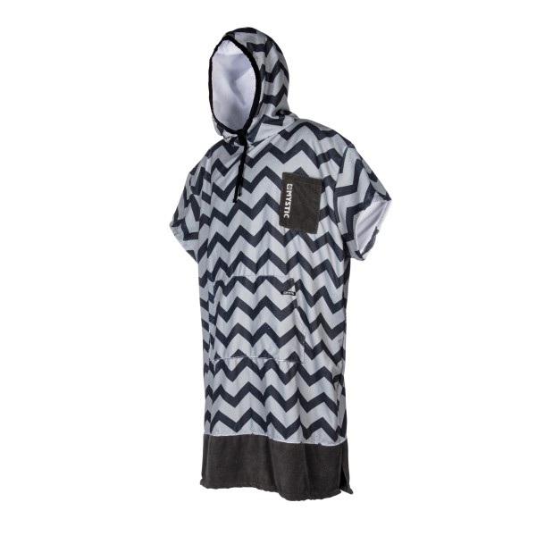 MYSTIC PONCHO ALLOVER PRINT - Light Grey - Front