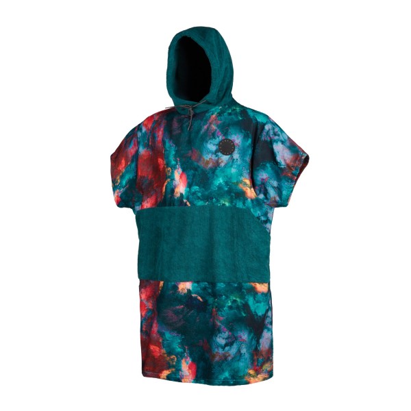 MYSTIC PONCHO ALLOVER - Teal