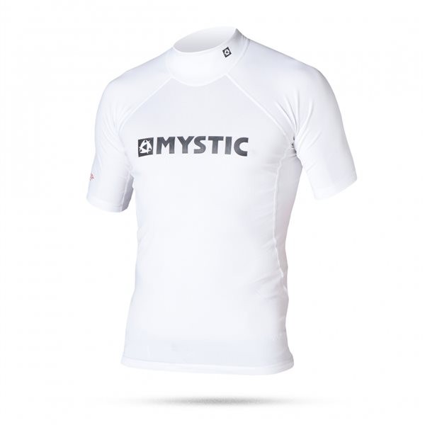 MYSTIC STAR RASH VEST MEN Kratki rokavi - Bela