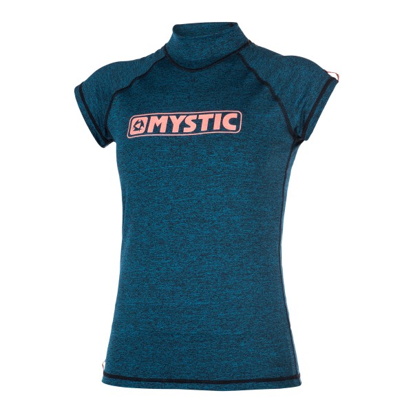 MYSTIC STAR S/S WOMEN RASHVEST - Teal - front