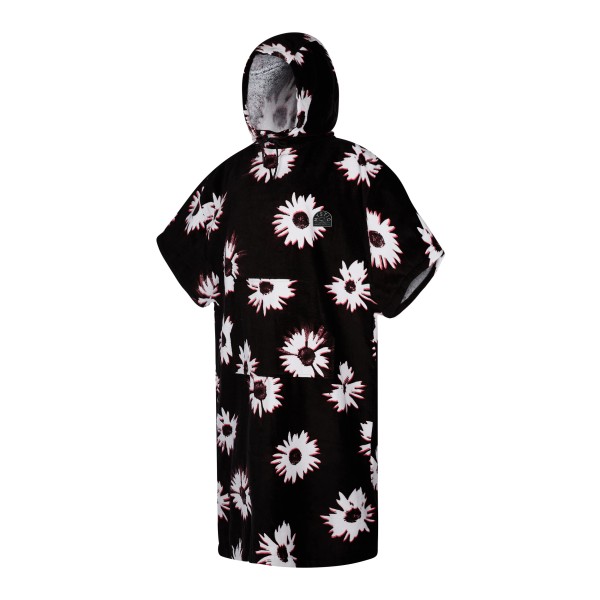 MYSTIC PONCHO VELOUR ALLOVER - Črna