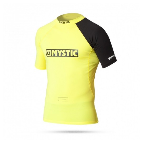 MYSTIC EVENT RASH VEST SS - Yellow