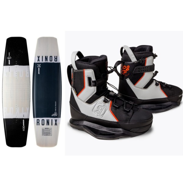 RONIX KINETIK - FLEXBOX 1 156cm + RONIX ATMOS - EXP US 12 BOOT